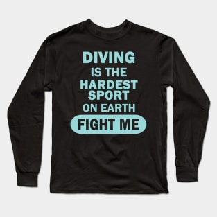 Diving Scuba oxygen diving mask gift Long Sleeve T-Shirt